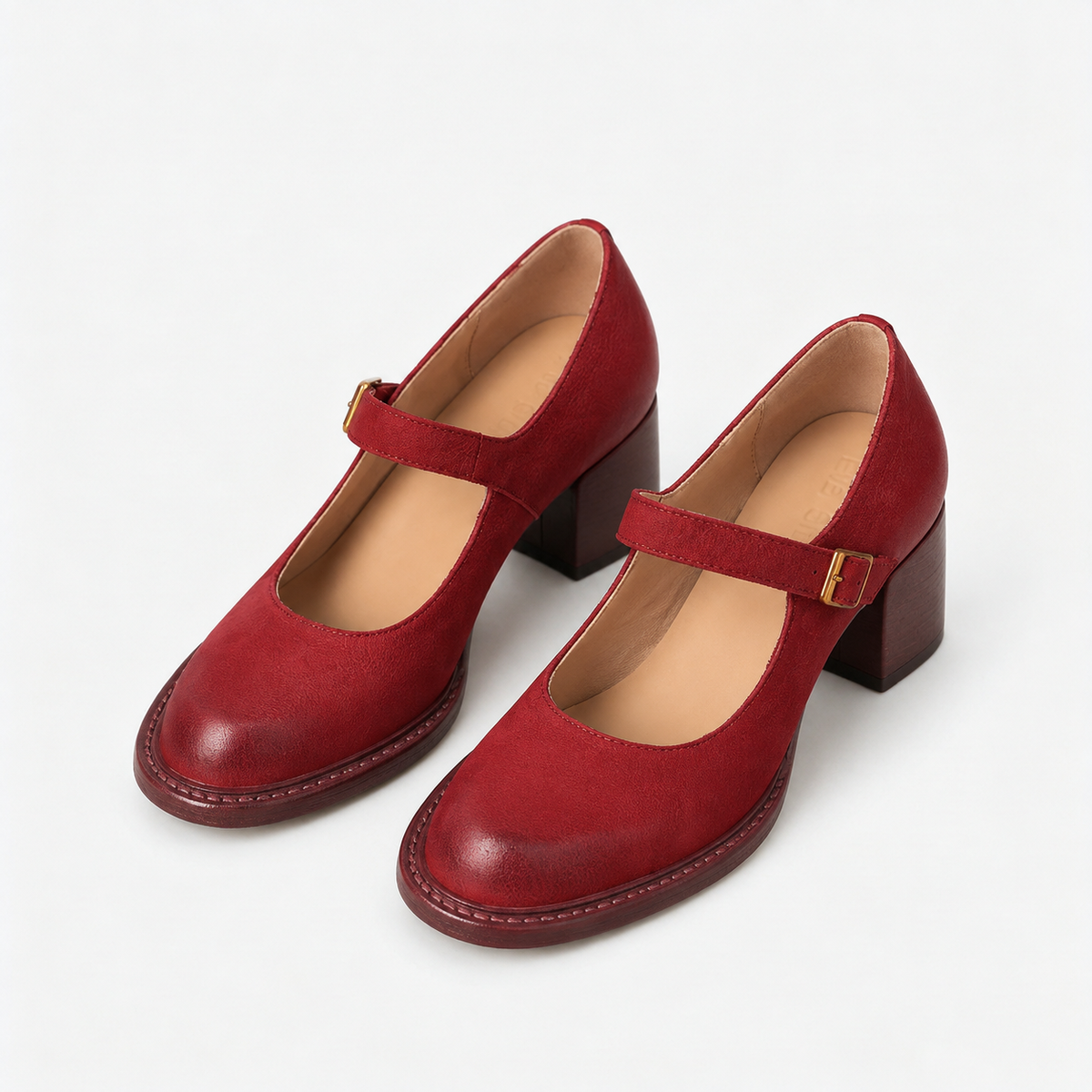 Estelle Women's Everyday Comfort Block Heel Mary Janes | Emory & Blanc