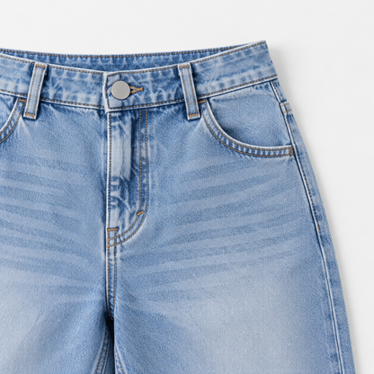 Eveline Relaxed Fit Wide Leg Jeans | Emory & Blanc