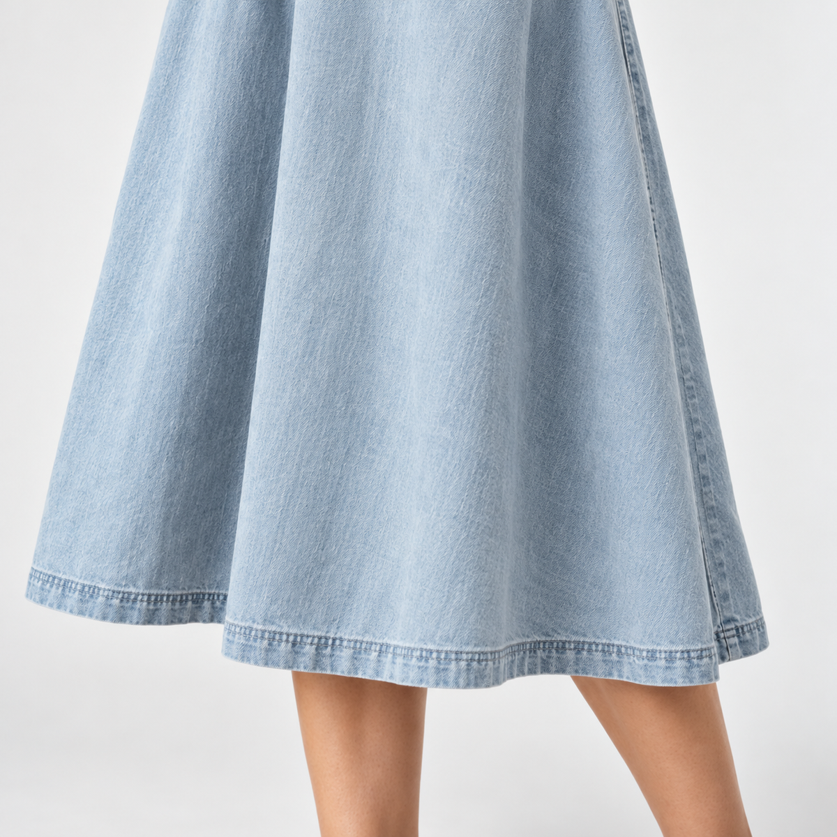 Everly Comfort Sleeveless Belted Shirt Dress | Emory & Blanc