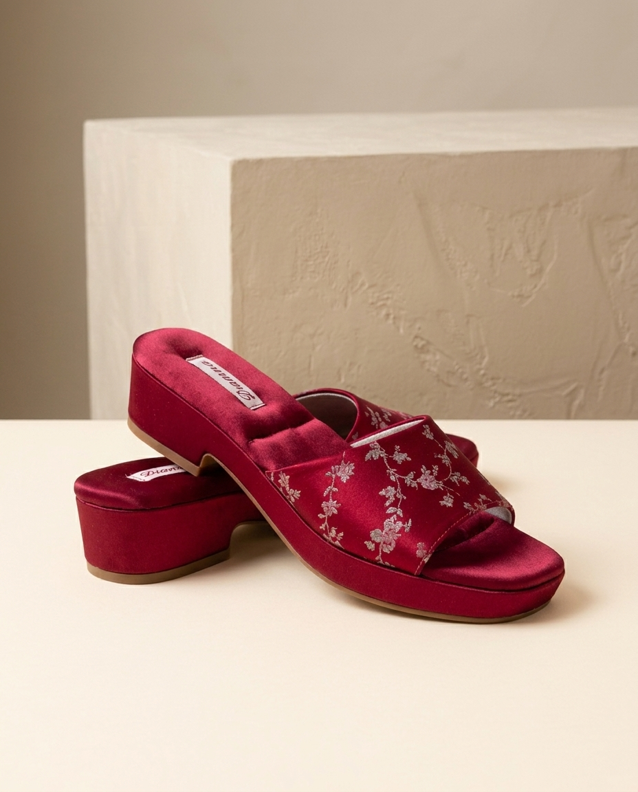 Floral Brocade Slide - product_gallery 3