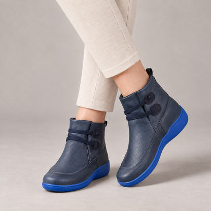 Florence Women's Soft Shoes, Sizes 3.5–13 — Blue | Emory & Blanc