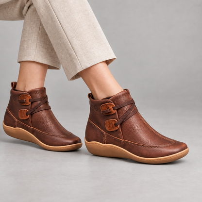 Florence Women's Soft Shoes, Sizes 3.5–13 — Light Brown | Emory & Blanc