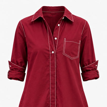 Florette Relaxed Fit Drawcord Dress | Emory & Blanc