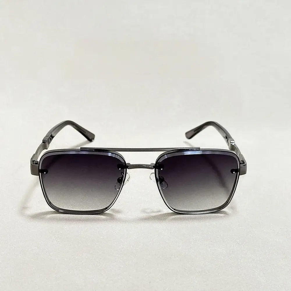 Flynn Lightweight Square Aviator Sunglasses | Emory & Blanc