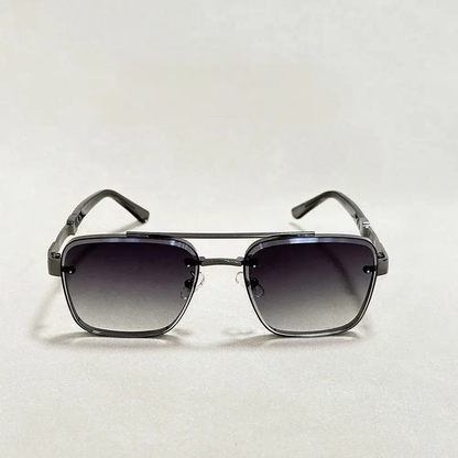 Flynn Lightweight Square Aviator Sunglasses | Emory & Blanc