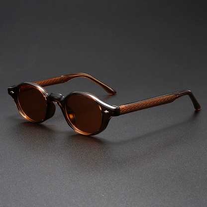 Galen Lightweight Round Sunglasses — Bronze | Emory & Blanc