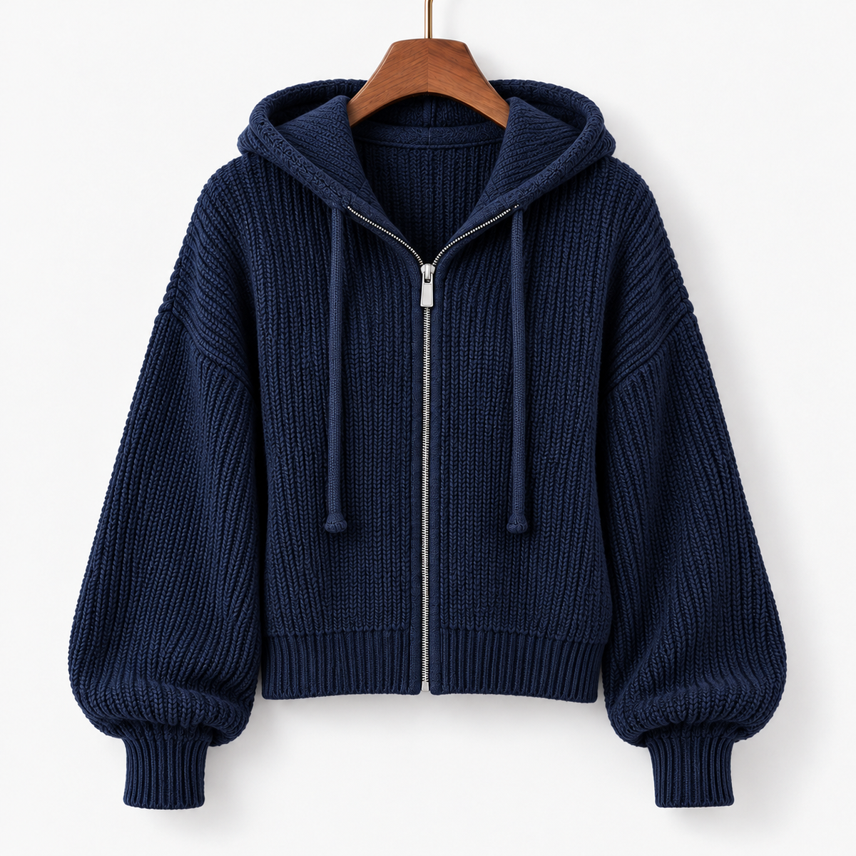 Galina Relaxed Fit Zip-Up Hoodie | Emory & Blanc