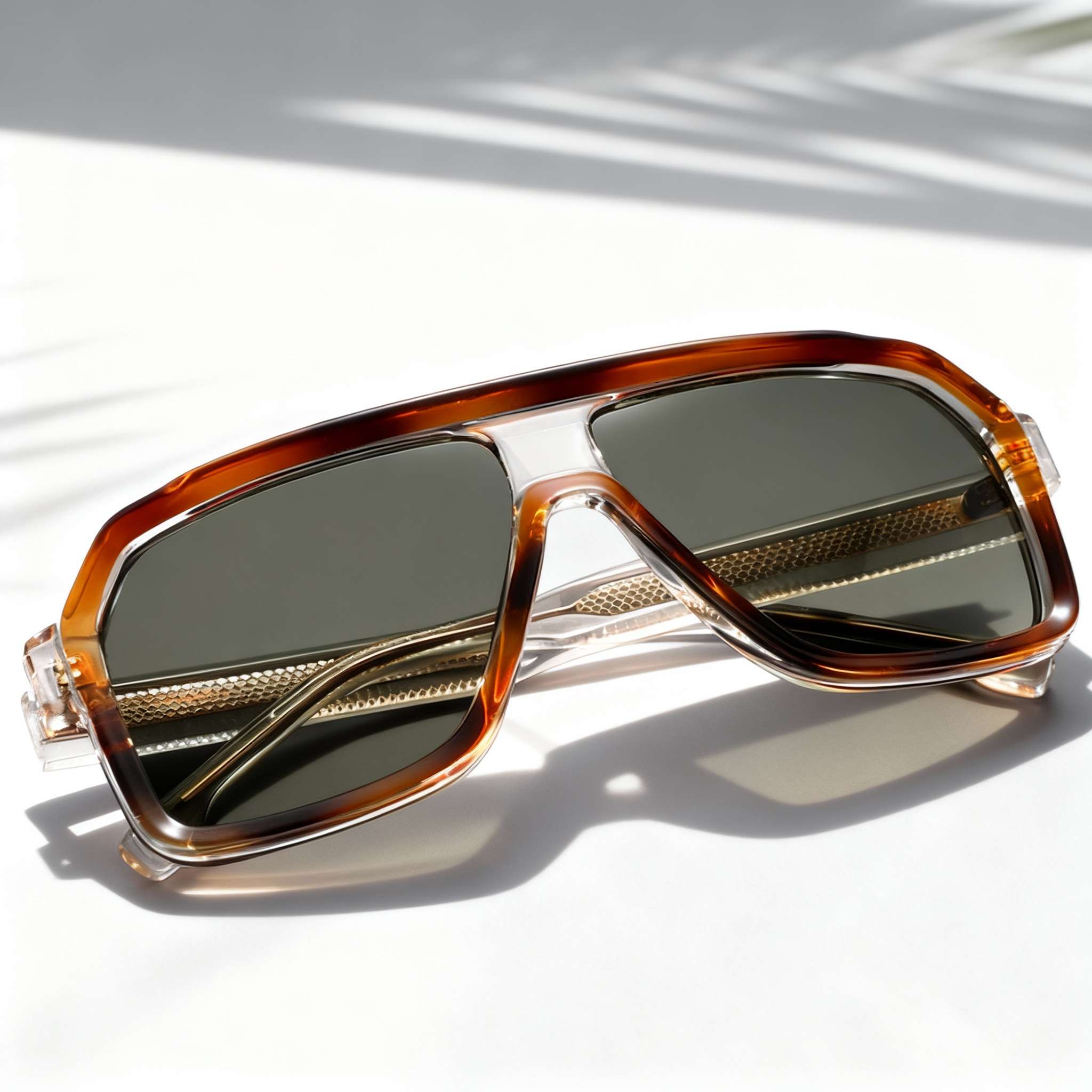 Jefferson Retro Shades variant - Molten Tortoise