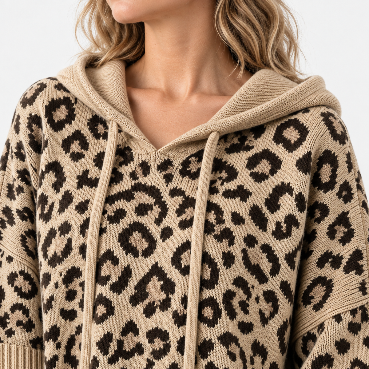 Ginette Relaxed Fit Hooded Sweater | Emory & Blanc