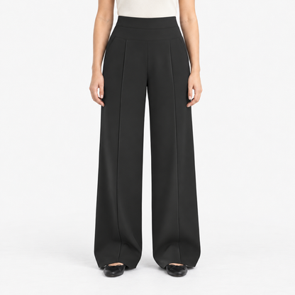Gisela Lightweight Wide Leg Pants — Black | Emory & Blanc