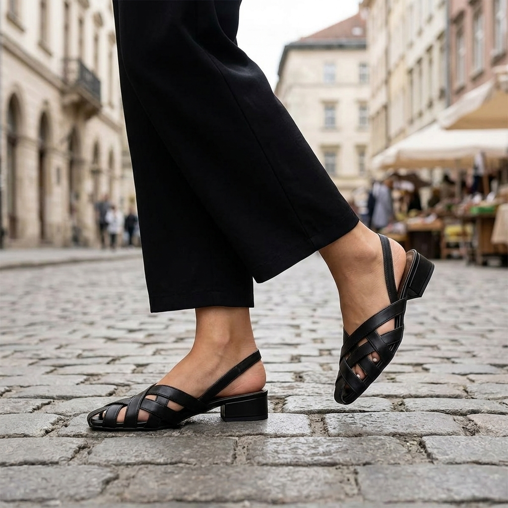 Harbor Woven Slingback | Emory & Blanc
