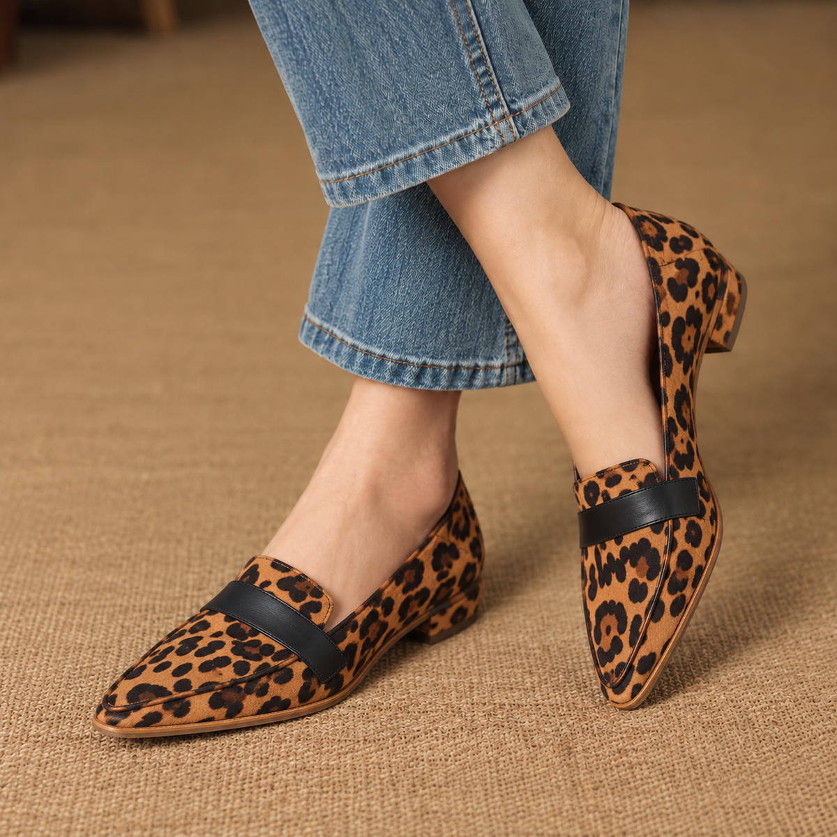 Honora Easy Slip-On Penny Loafers, Pointed Toe | Emory & Blanc