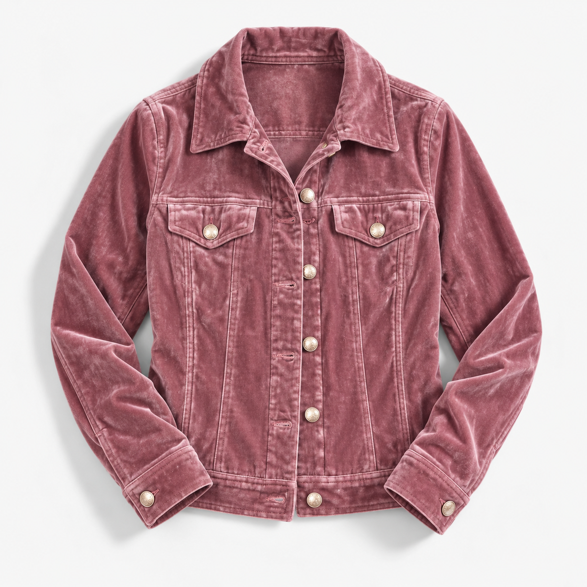 Janelle Comfort Button-Front Jacket | Emory & Blanc
