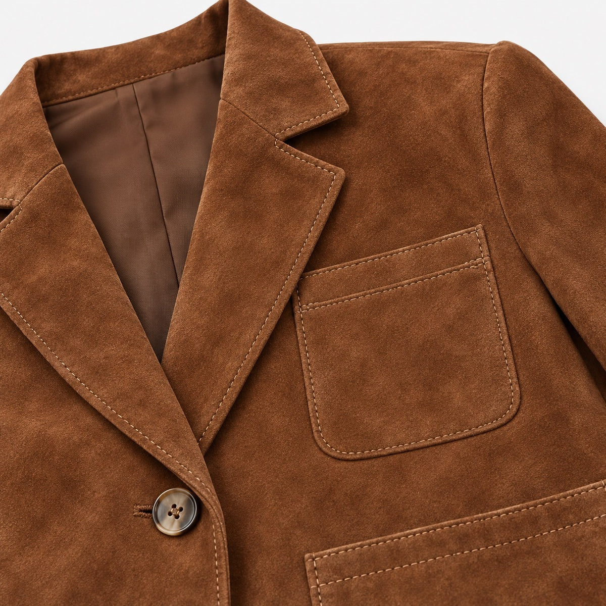 Joelle Notched Lapel Patch Pocket Blazer | Emory & Blanc