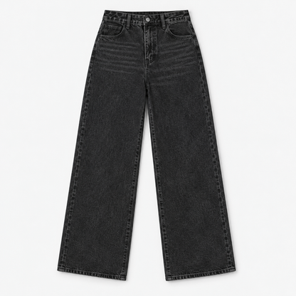 Jolie Relaxed Fit High-Rise Wide Leg Jeans | Emory & Blanc