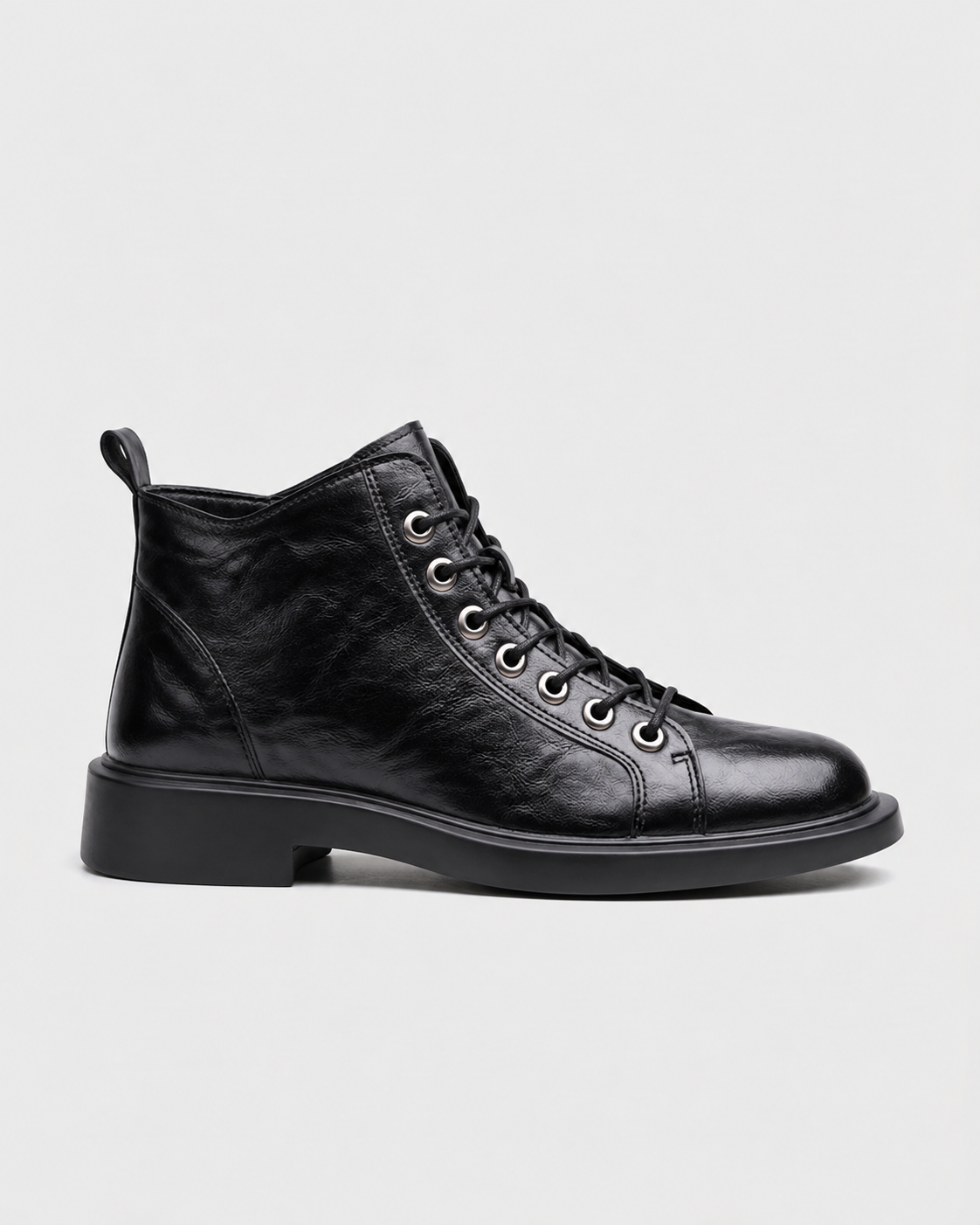 Josephine Cap-Toe Boot — Black | Emory & Blanc