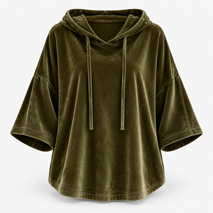 Juliana Relaxed Fit Hooded Top | Emory & Blanc