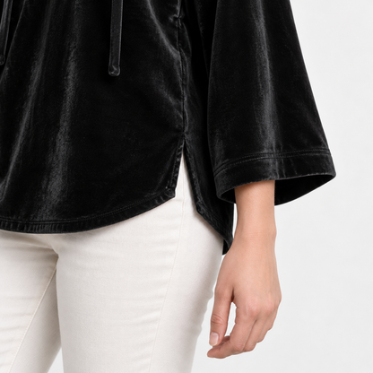 Juliana Relaxed Fit Hooded Top | Emory & Blanc