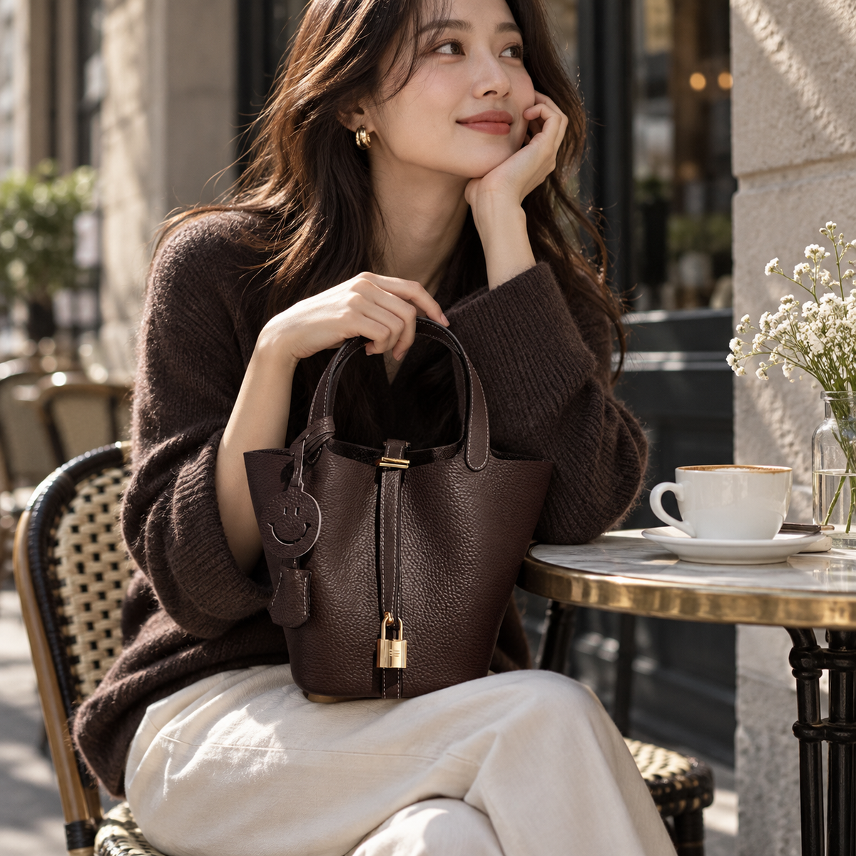 Juliet | Women's Everyday Faux Leather Tote Bag | Emory & Blanc