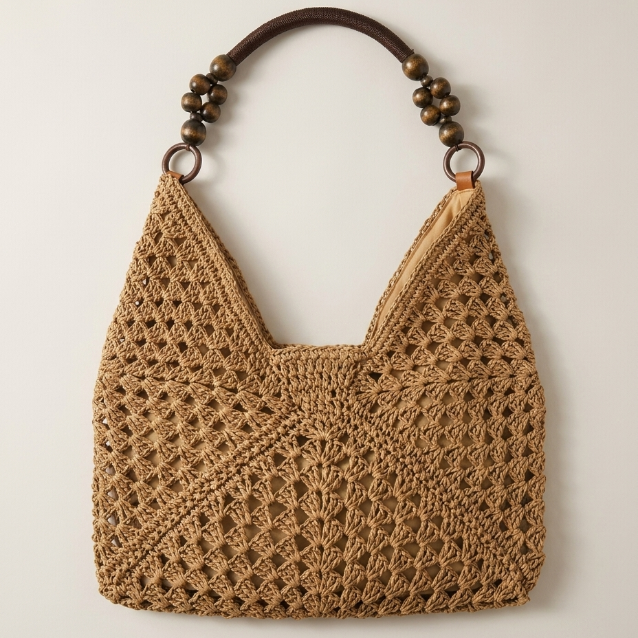 Juliette Beaded Crochet Hobo - square product image