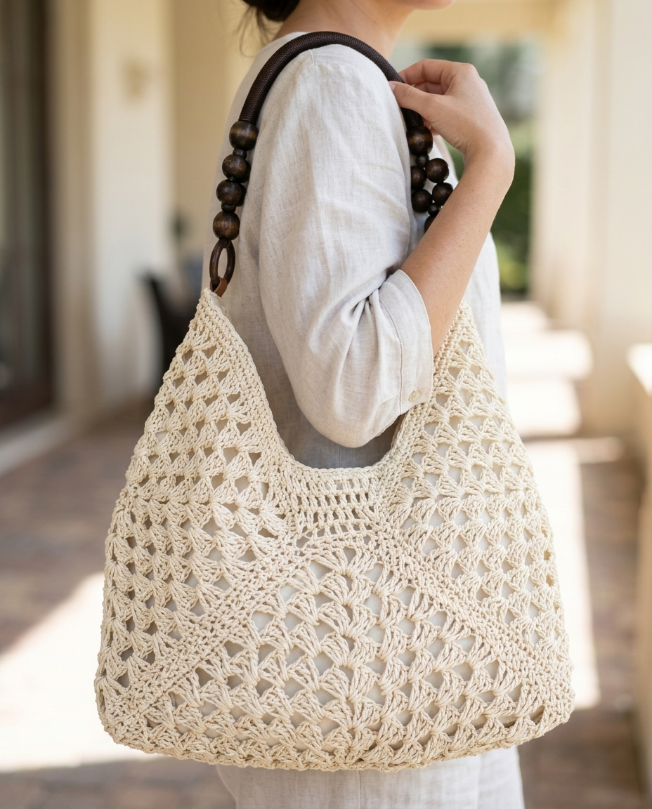 Juliette Beaded Crochet Hobo | Emory & Blanc