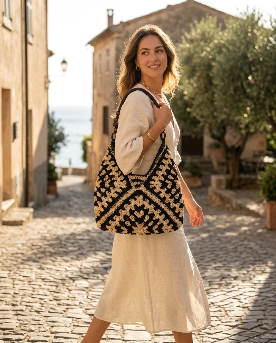 Juliette Beaded Crochet Hobo | Emory & Blanc