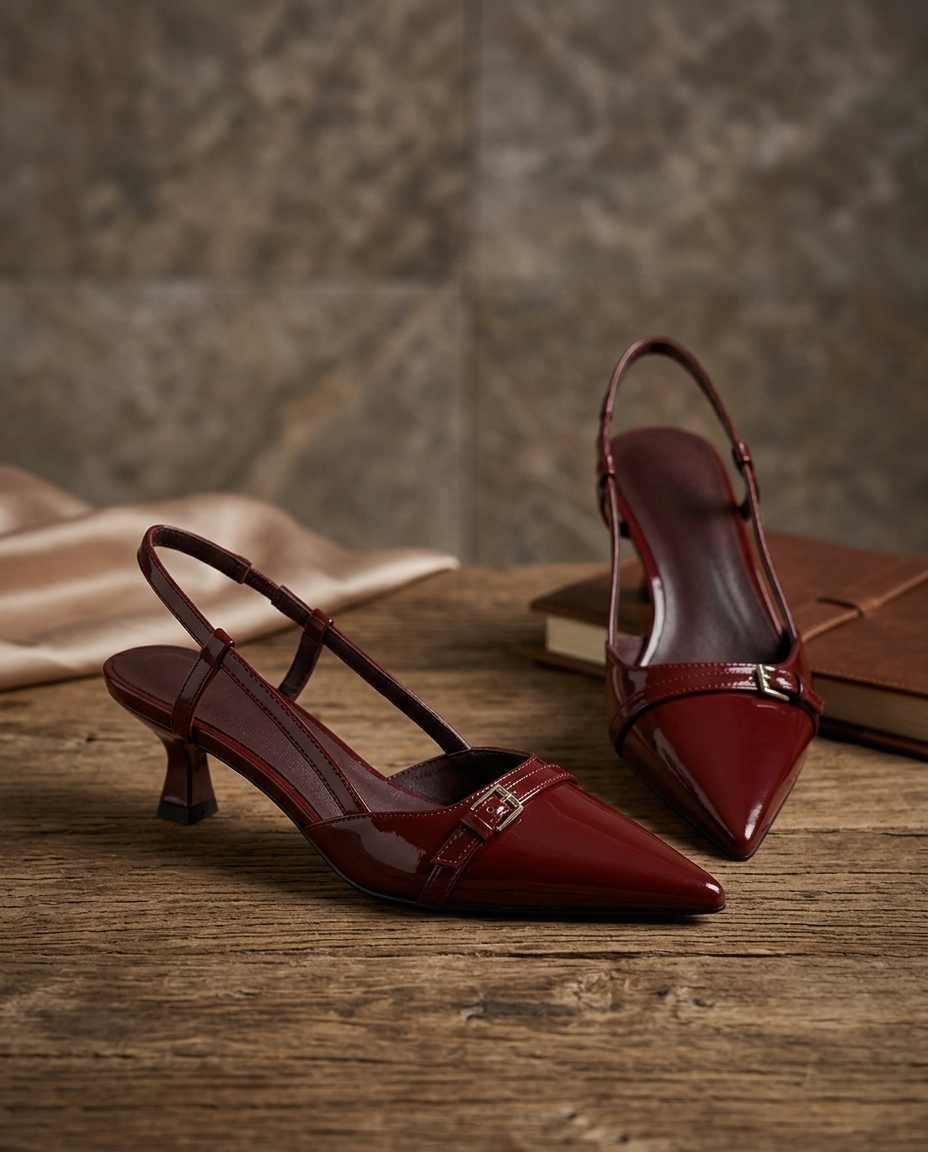 Juliette Buckle Slingback | Emory & Blanc