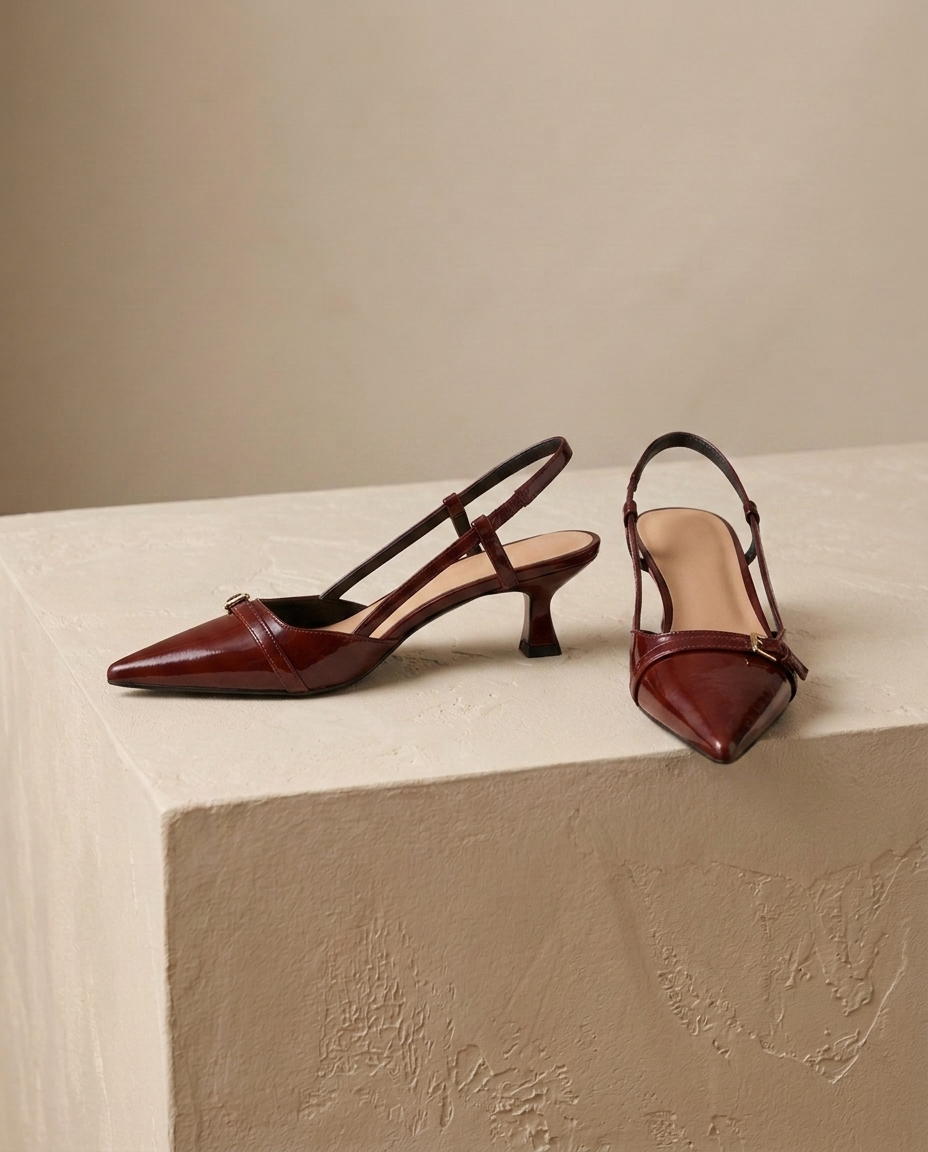 Juliette Buckle Slingback | Emory & Blanc