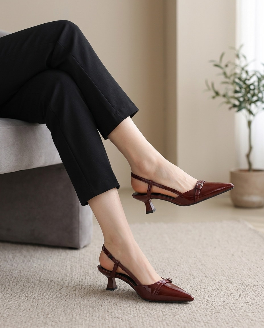 Juliette Buckle Slingback | Emory & Blanc