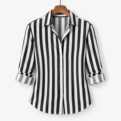 Juniper Relaxed Fit Striped Button-Up Shirt | Emory & Blanc