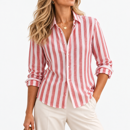 Juniper Relaxed Fit Striped Button-Up Shirt — Brickline | Emory & Blanc
