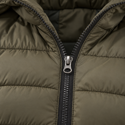 Laurine Soft Puffer Coat, Longline Cut | Emory & Blanc
