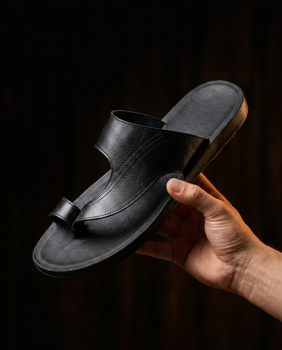 Leather Toe-Ring Slide - product_gallery 2