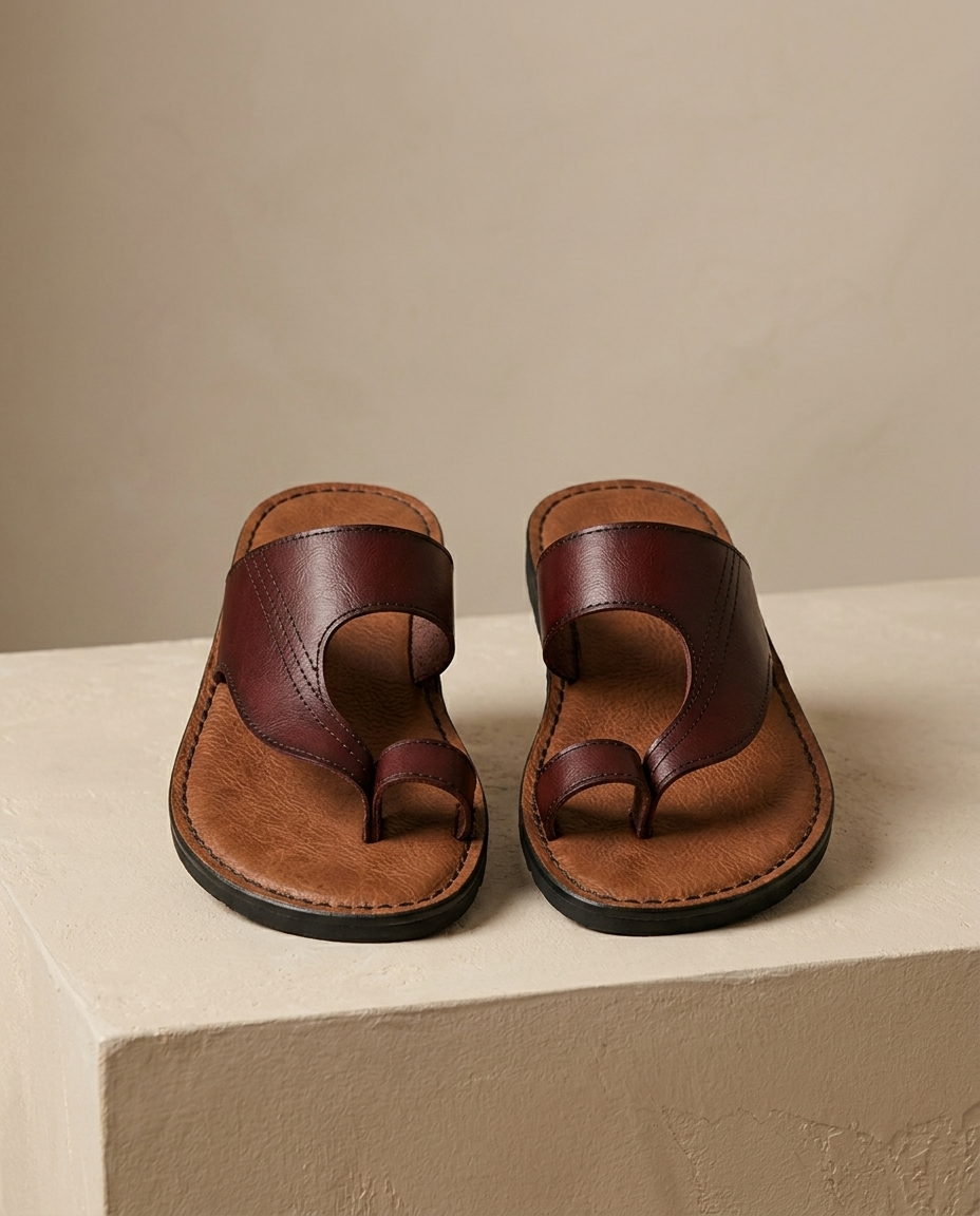 Leather Toe-Ring Slide - product_gallery 4