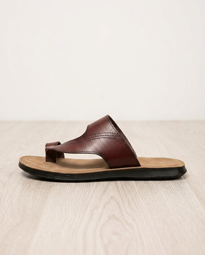 Leather Toe-Ring Slide - lifestyle 7
