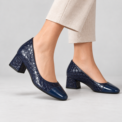 Leila Comfort Block Heel Pumps | Emory & Blanc