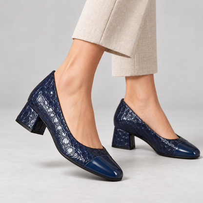 Leila Comfort Block Heel Pumps | Emory & Blanc