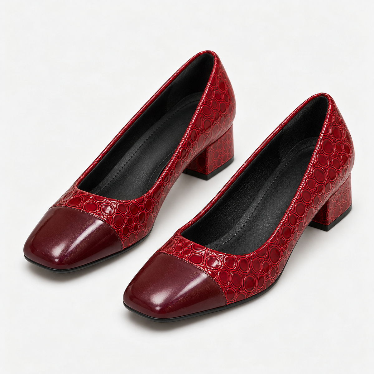 Leila Comfort Block Heel Pumps | Emory & Blanc