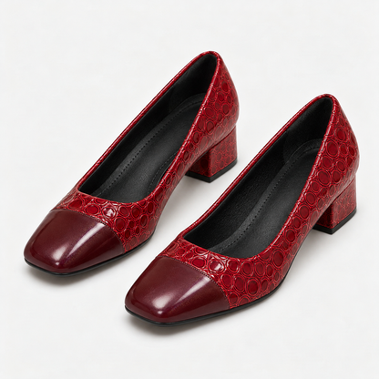 Leila Comfort Block Heel Pumps | Emory & Blanc