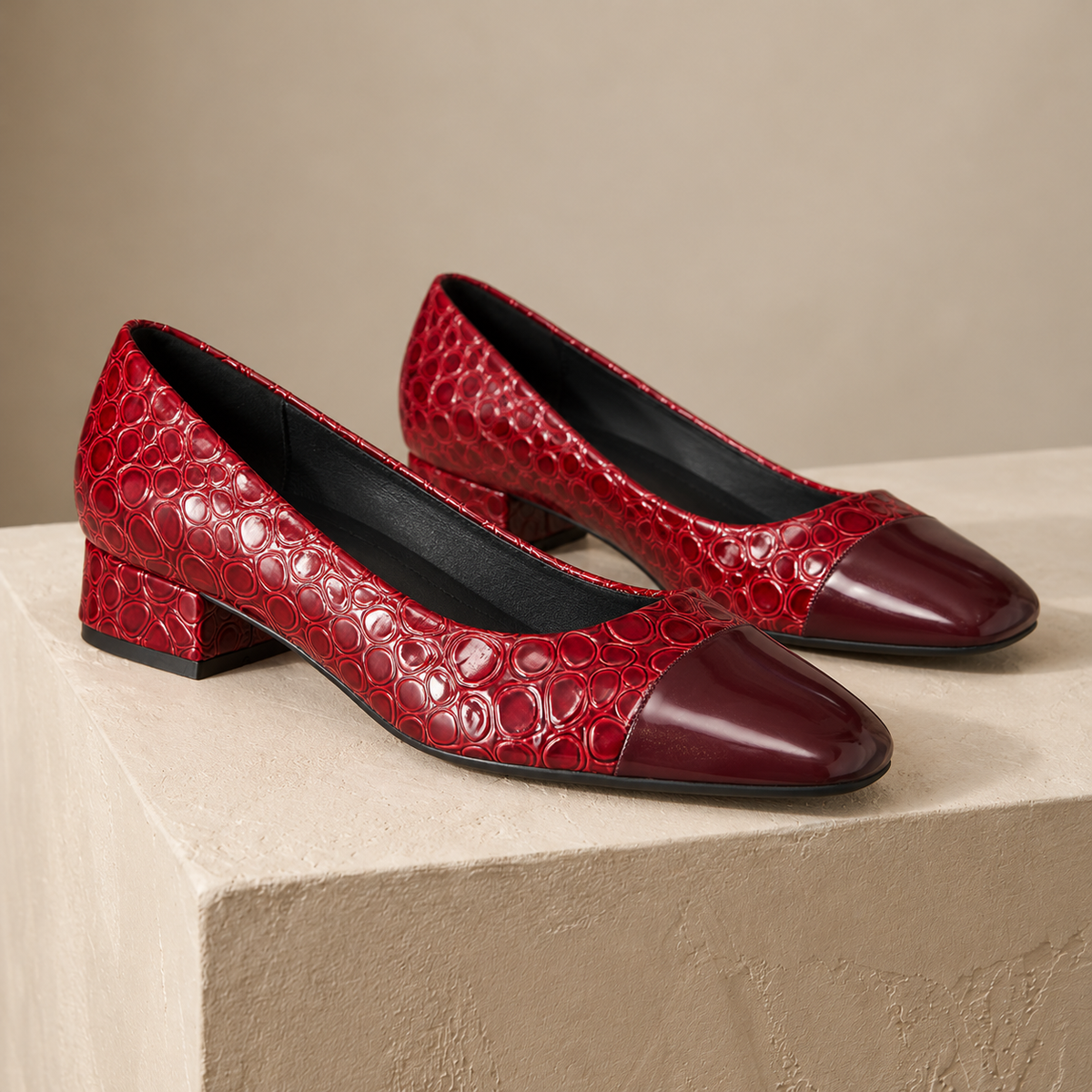 Leila Comfort Block Heel Pumps | Emory & Blanc