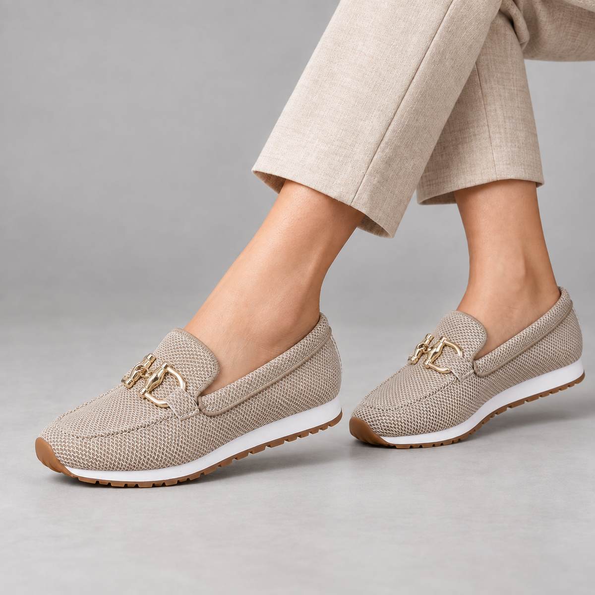 Lenora Women's Everyday Comfort Shoes — Khaki | Emory & Blanc