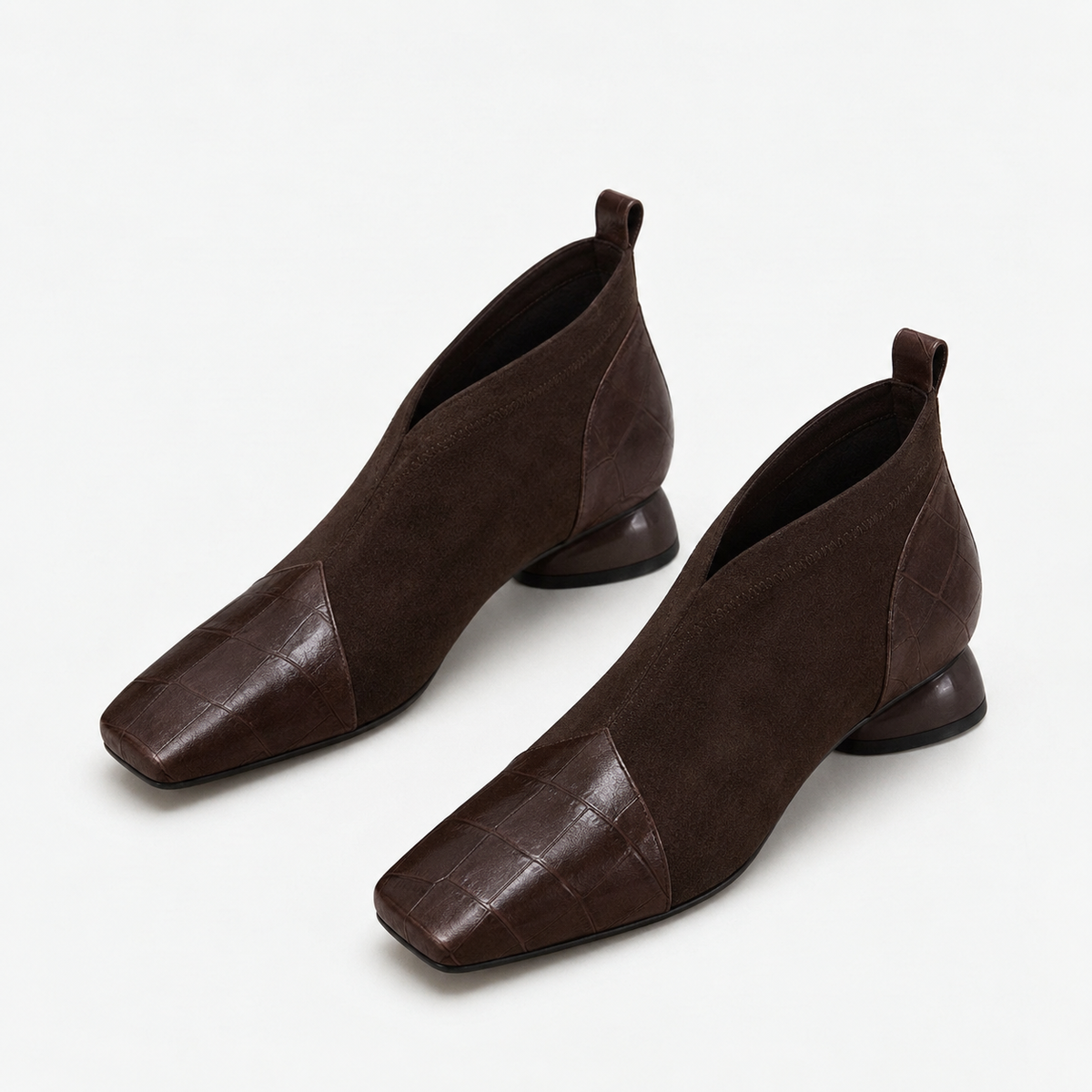 Leona Easy Pull-On Ankle Boots | Emory & Blanc
