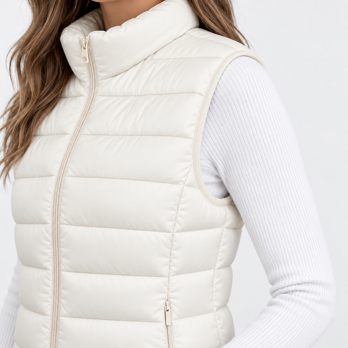 Leonora Lightweight Puffer Vest | Emory & Blanc