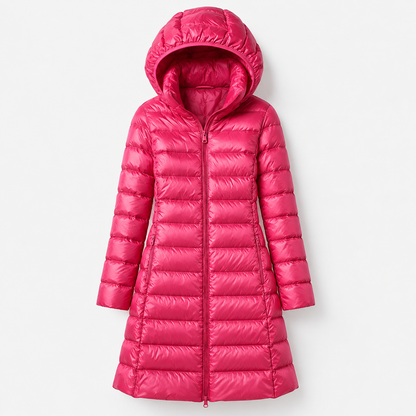 Leontine Soft Quilted Puffer Coat, Removable Hood | Emory & Blanc