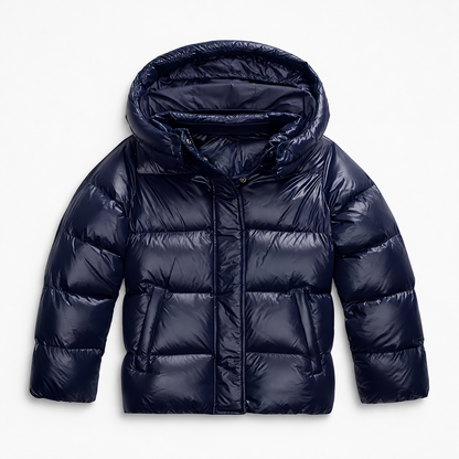 Leora Comfort Hooded Puffer Jacket | Emory & Blanc