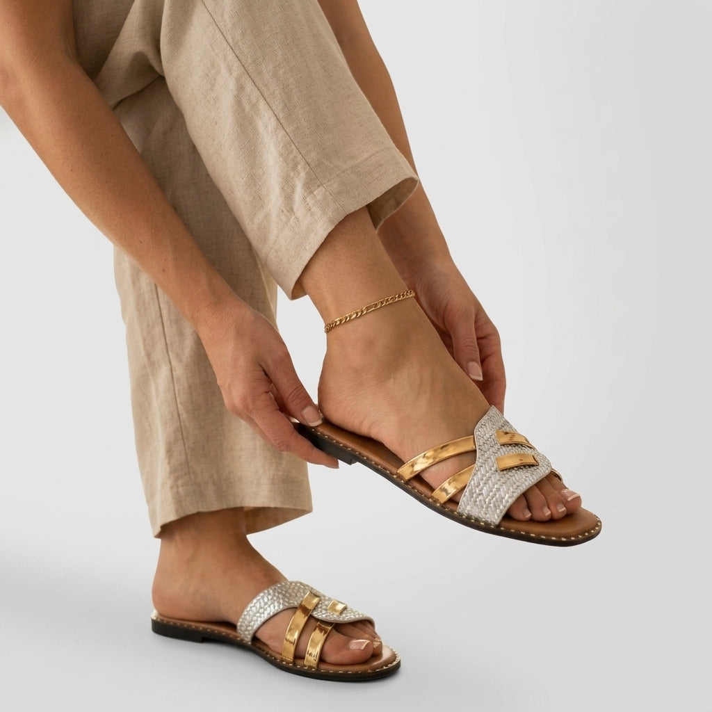 Lido Woven Slide Sandal