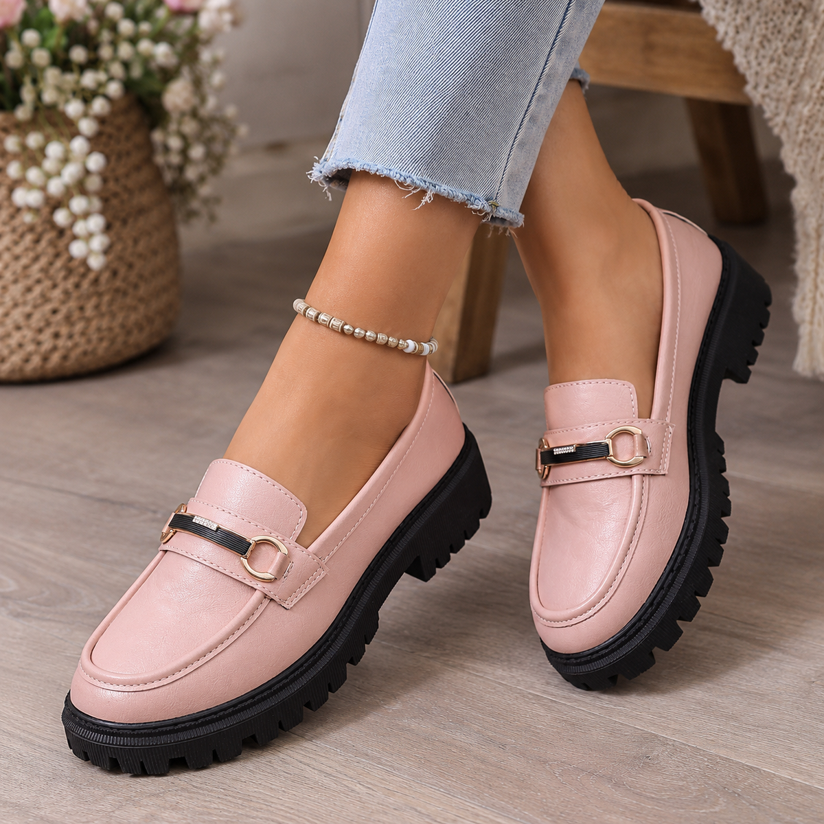 Lila Comfort Lug Sole Loafers | Emory & Blanc