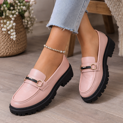 Lila Comfort Lug Sole Loafers | Emory & Blanc