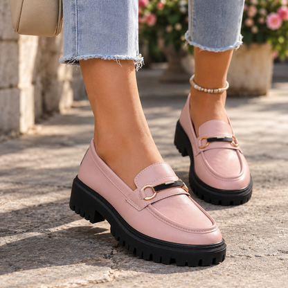 Lila Comfort Lug Sole Loafers | Emory & Blanc