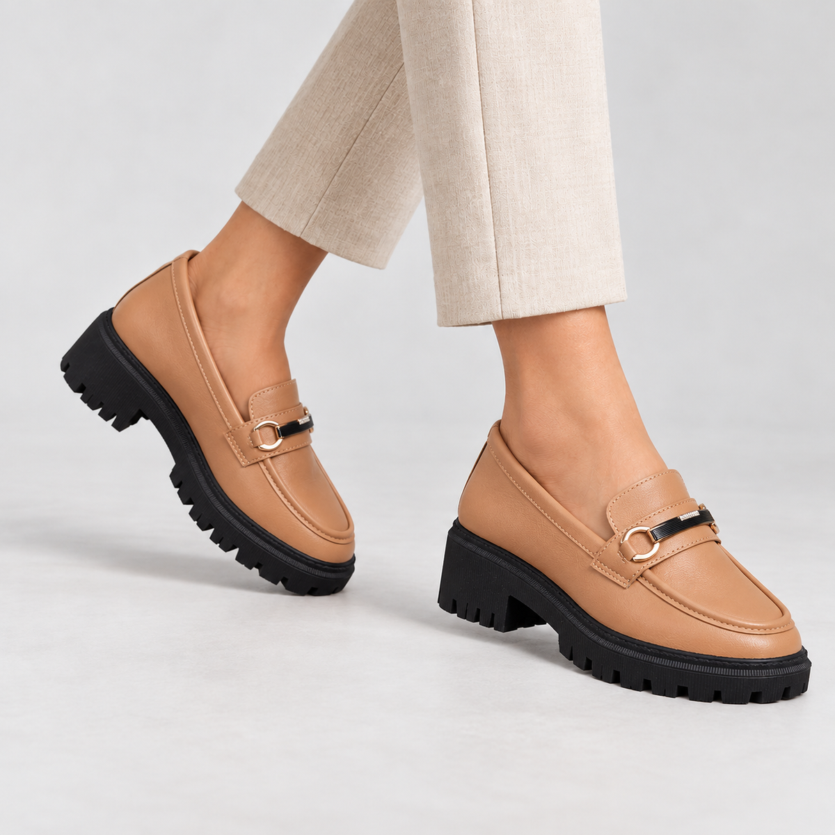 Lila Comfort Lug Sole Loafers | Emory & Blanc